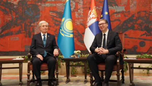 ВИШЕ ВАЖНИХ ТЕМА СА ТОКАЈЕВИМ Вучић: Разговараћемо о улагањима у Србију ВИШЕ ВАЖНИХ ТЕМА СА ТОКАЈЕВИМ Вучић: Разговараћемо о улагањима у Србију