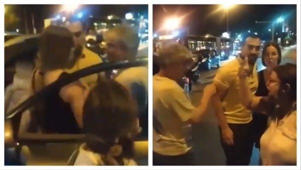 БРУТАЛНИ ТЕРОР ФАСИШТА КОД ПАНЧЕВАЧКОГ МОСТА: Блокадери избацили родитеље са бебом из аутомобила (ВИДЕО) БРУТАЛНИ ТЕРОР ФАСИШТА КОД ПАНЧЕВАЧКОГ МОСТА: Блокадери избацили родитеље са бебом из аутомобила (ВИДЕО)