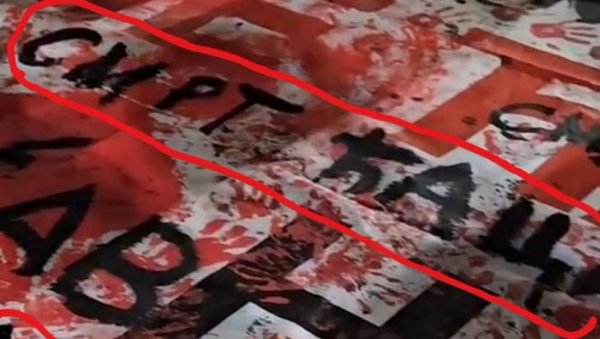 ЈЕЗИВО: Нишки блокадери поручили „Смрт ћацијима“ и „Смрт Вучићу“ ЈЕЗИВО: Нишки блокадери поручили „Смрт ћацијима“ и „Смрт Вучићу“