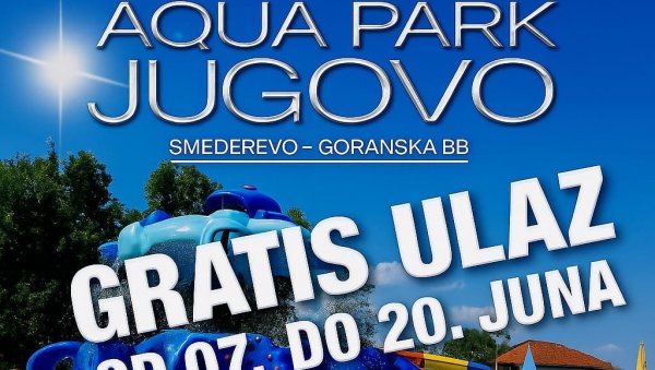ЛЕТЊА ОАЗА КРАЈ ДУНАВА: Аква парк Југово поред забаве нуди и гратис улаз од 7. до 20. јуна ЛЕТЊА ОАЗА КРАЈ ДУНАВА: Аква парк Југово поред забаве нуди и гратис улаз од 7. до 20. јуна