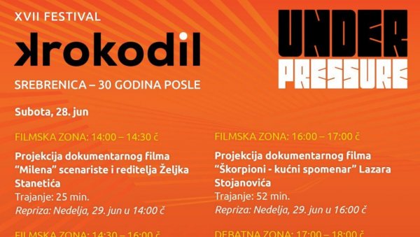 РОКФЕЛЕР ПЛАЋА НВО КОЈЕ ОРГАНИЗУЈУ БЛОКАДЕРСКИ ФЕСТИВАЛ КРОКОДИЛ: Масне паре уложене да Србе прогласе за геноцидан народ РОКФЕЛЕР ПЛАЋА НВО КОЈЕ ОРГАНИЗУЈУ БЛОКАДЕРСКИ ФЕСТИВАЛ КРОКОДИЛ: Масне паре уложене да Србе прогласе за геноцидан народ
