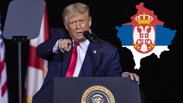 ТРАМП СЕ ОГЛАСИО О КОСОВУ И МЕТОХИЈИ: Амерички председник открио чиме се бави његова администрација ТРАМП СЕ ОГЛАСИО О КОСОВУ И МЕТОХИЈИ: Амерички председник открио чиме се бави његова администрација