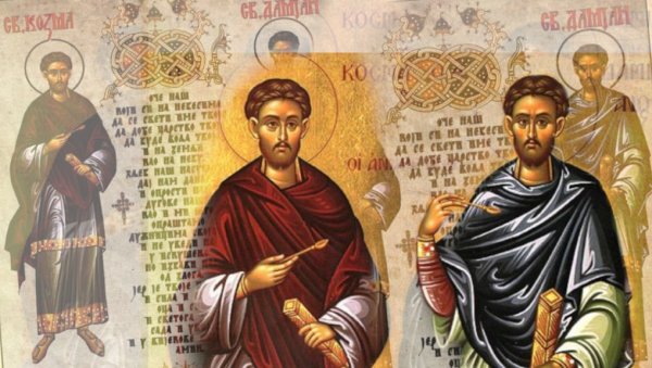ДАНАС СУ ЛЕТЊИ СВЕТИ ВРАЧИ: Пећка патријаршија чува фреску ових светитеља, а ово су обичаји ДАНАС СУ ЛЕТЊИ СВЕТИ ВРАЧИ: Пећка патријаршија чува фреску ових светитеља, а ово су обичаји