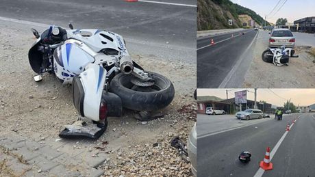 Saobraćajna nezgoda, Novi Pazar, motor Saobraćajna nezgoda, Novi Pazar, motor