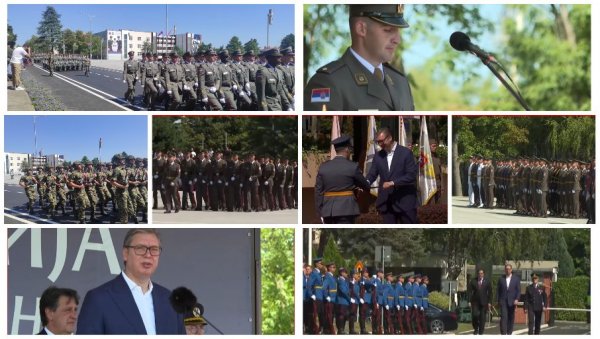 ПРОМОВИСАНИ НАЈМЛАЂИ ОФИЦИРИ ВОЈСКЕ РЕПУБЛИКЕ СРБИЈЕ: Присуствовао председник Вучић (ФОТО/ВИДЕО) ПРОМОВИСАНИ НАЈМЛАЂИ ОФИЦИРИ ВОЈСКЕ РЕПУБЛИКЕ СРБИЈЕ: Присуствовао председник Вучић (ФОТО/ВИДЕО)