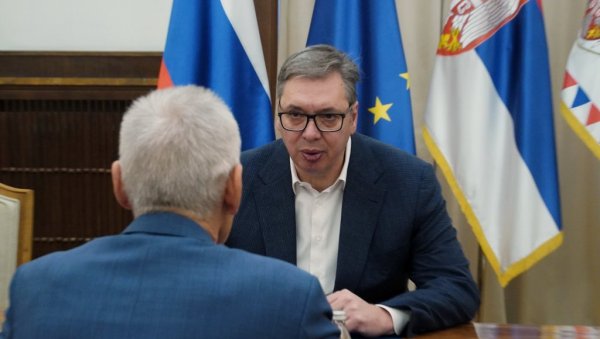 ВУЧИЋ СА БОЦАН ХАРЧЕНКОМ: Србија ће наставити дијалог штитећи интересе својих грађана